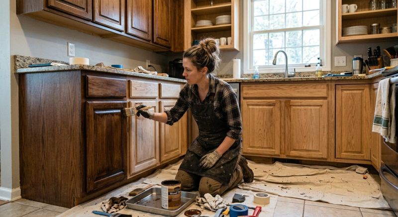 Kitchen Cupboard Refinishing in Kokomo, IN